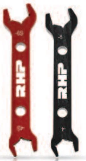 5468-1 – REDHORSE AN Fitting Wrench, -04 AN To -16 AN Red And Black Aluminum Set Of 6